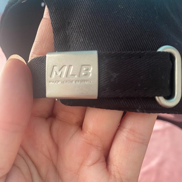 Peaked Cap Drivers Cap MLB White Embroidered Logo Baseball Cap Sun Hat - Picture 6 of 14